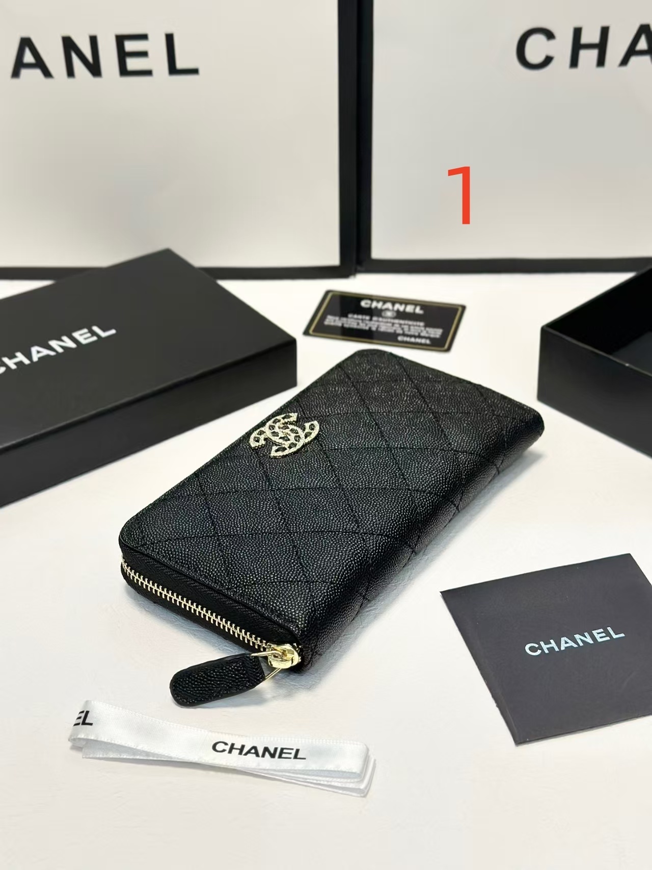 Billetera estilo Chanel