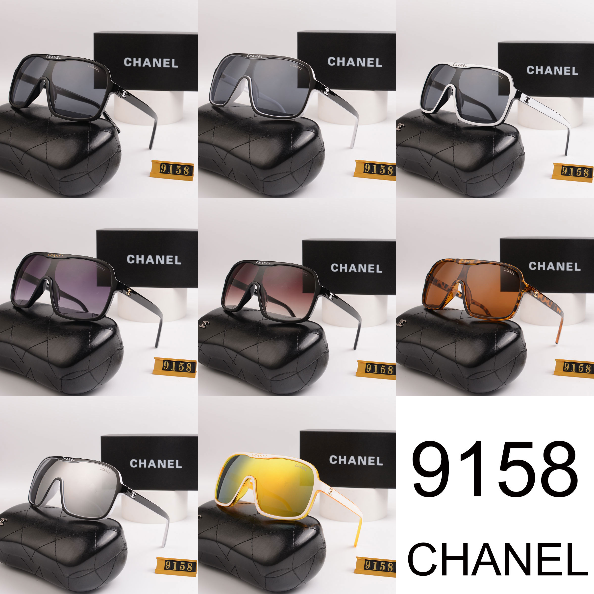 משקפי שמש בסגנון Chanel